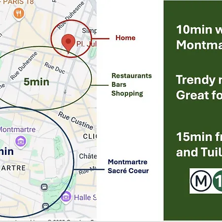 Charming Montmartre Апартаменты